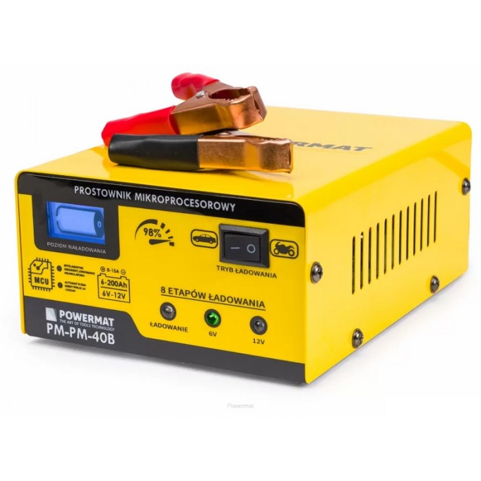 Зарядное устройство для автомобильного аккумулятора Powermat PM-PM-40B – Зарядные устройства для акумуляторов