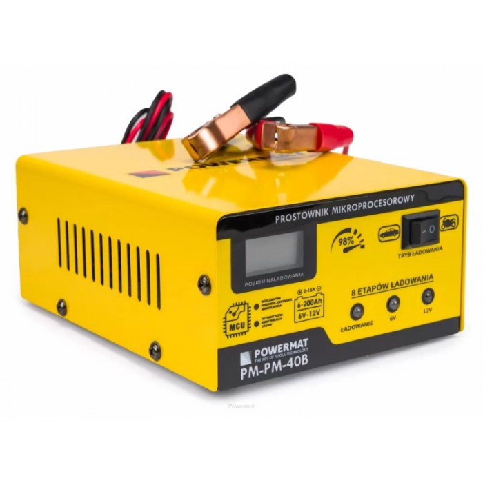 Зарядное устройство для автомобильного аккумулятора Powermat PM-PM-40B – Зарядные устройства для акумуляторов