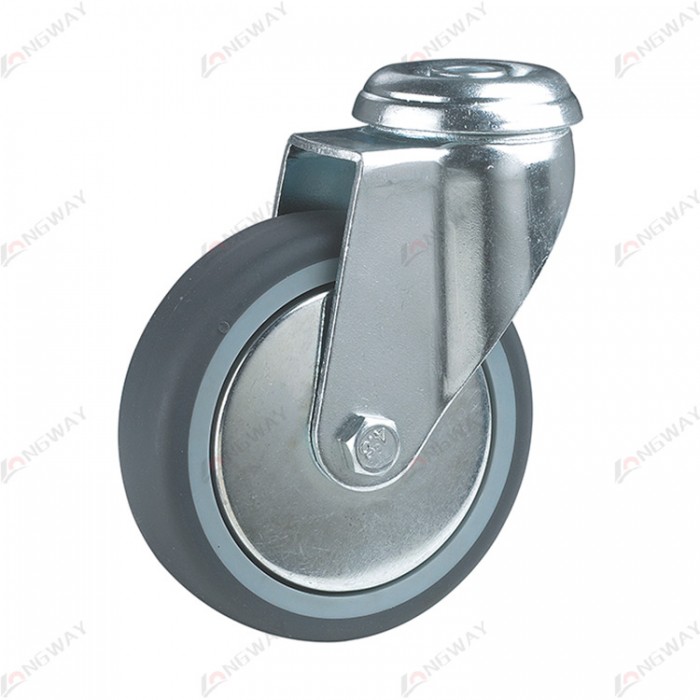 Колесо вращающееся с отверстием – Ø100 мм 3015A-100-NIL – Промышленные колеса