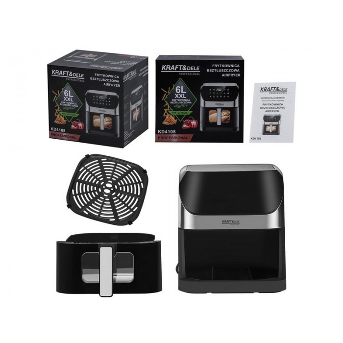 Фритюрница Kraft&Dele KD4108 6 л 2000 Вт