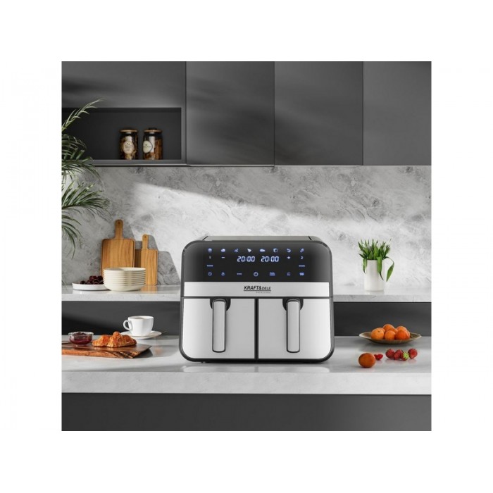 Аэрофритюрница Kraft&Dele KD4180 9 л 2500 Вт купить в Молдове Supermag.md