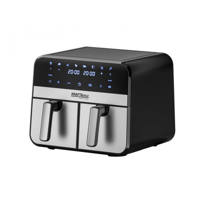 Аэрофритюрница Kraft&Dele KD4180 9 л 2500 Вт купить в Молдове Supermag.md
