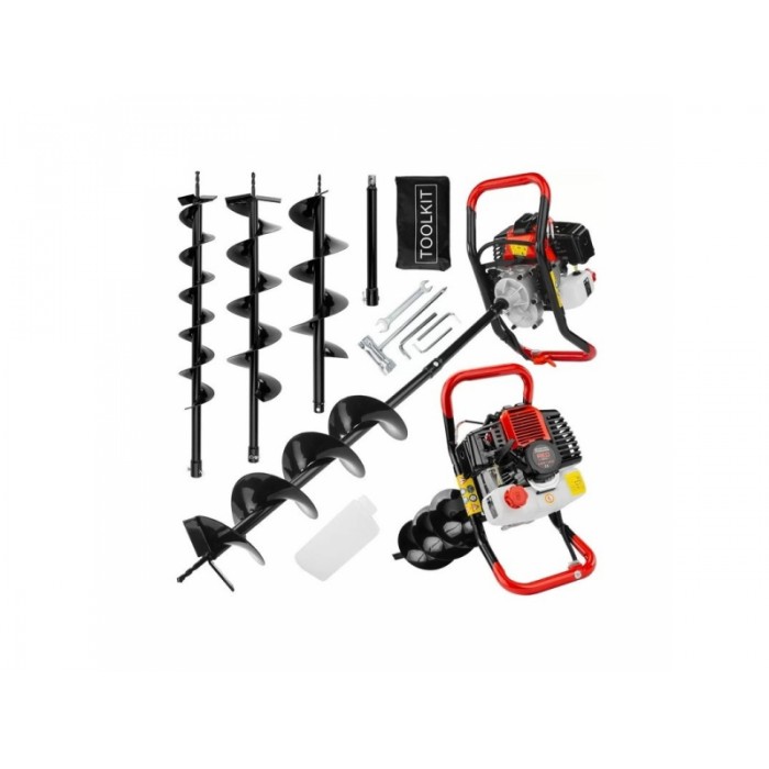 Мотобур + 3 сверла Red Technic RTSWG0106 – Мотобуры