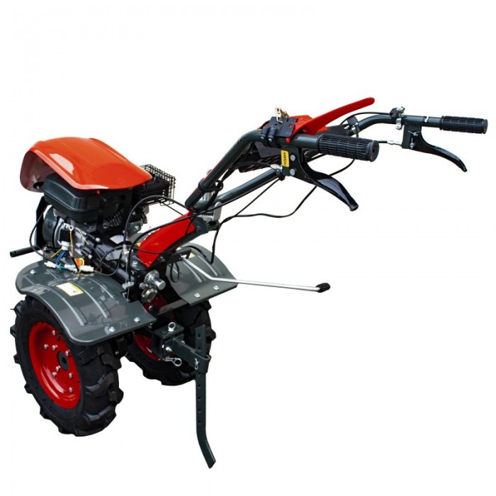 Cultivator cu motor pe benzină Elefant E5 cu freze – Cultivatoare cu motor și tractoare cu acționare manuală