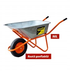Тачка 90л с надувным колесом EuromasterMD WB6418