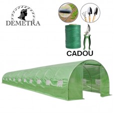 Sera pentru gradina Demetra 10 m-3 m-2.25 m, 200 gr/m2, 26 mm