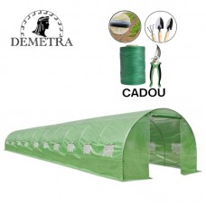 Sera pentru gradina Demetra 10 m-4 m-2.5 m, 240 gr/m2, 32 mm