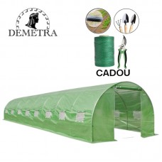 Sera pentru gradina Demetra 8 m-4 m-2.5 m, 240 gr/m2, 32 mm