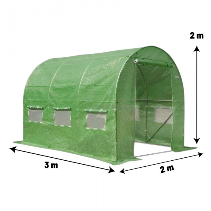 Теплица садовая 3×2×2 м Supermag.md