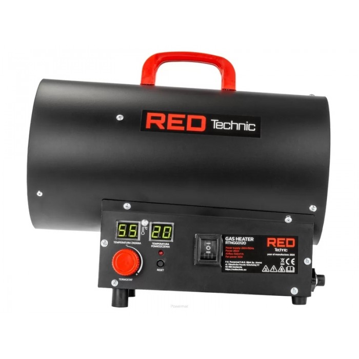 Aerotermă pe Gaz Red Technic RTNGG0120 pentru Încălzire Industrială
