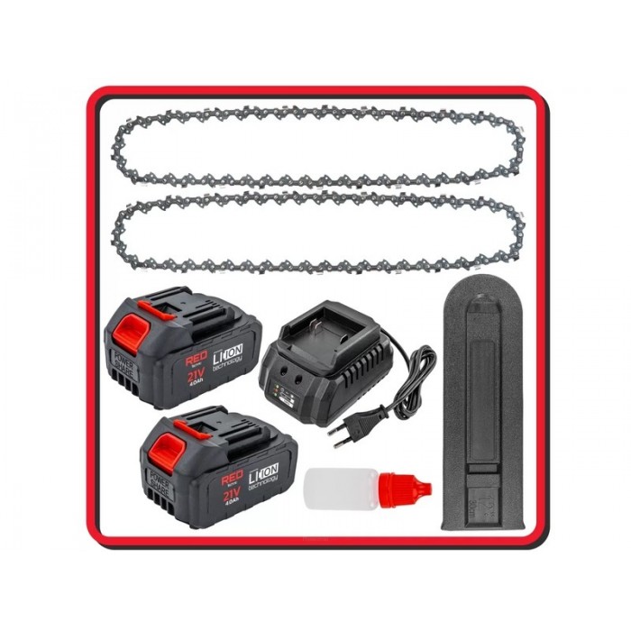 Цепная пила аккумуляторная Red Technic RTPAK0124 – Бензопилы - Дружбы