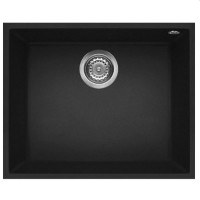 Chiuvetă de bucătărie Elleci Quadra sub blat 105 40 neagră (LGQ10540BSO)