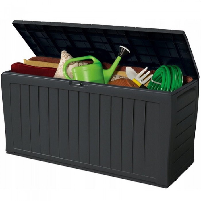 Ящик садовый для хранения Keter Marvel Plus Storage Box 270L Anthracite (230417) – Ящики садовые для хранения