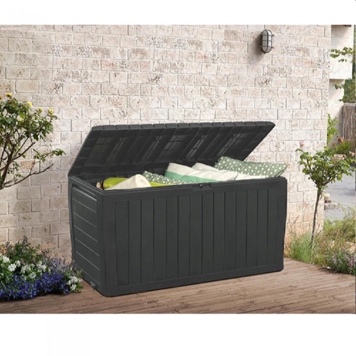 Ящик садовый для хранения Keter Marvel Plus Storage Box 270L Anthracite (230417) – Ящики садовые для хранения