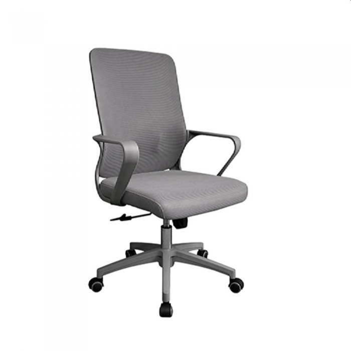 Офисное кресло Deco F-20141 A Серое сиденье+серый каркас – Кресла офисные