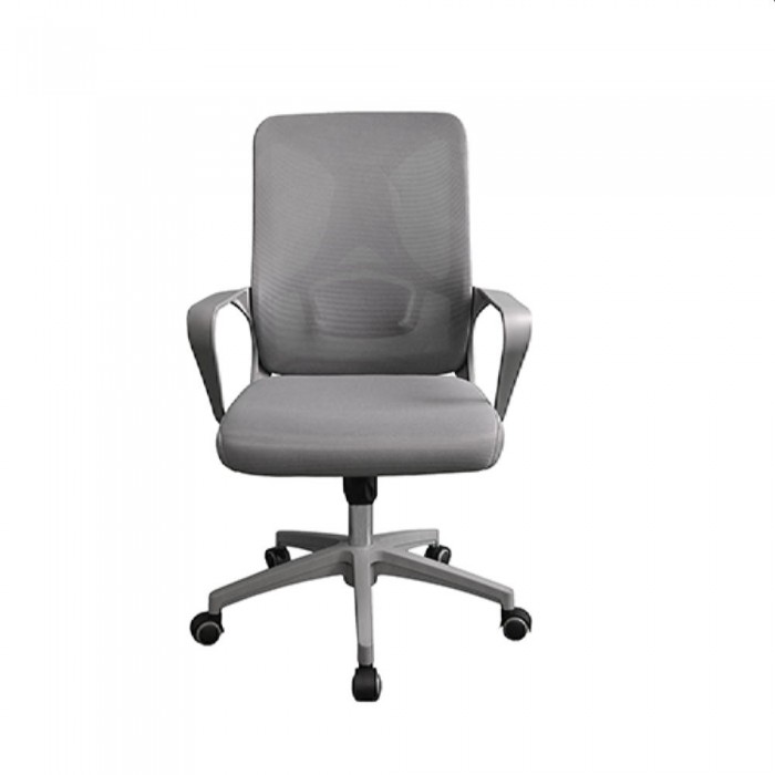 Офисное кресло Deco F-20141 A Серое сиденье+серый каркас – Кресла офисные