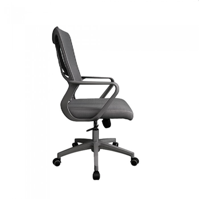 Офисное кресло Deco F-20141 A Серое сиденье+серый каркас – Кресла офисные