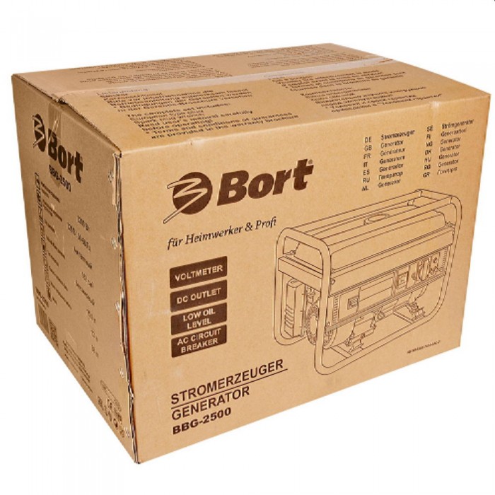 Генератор на бензине Bort BBG2500 – Генераторы