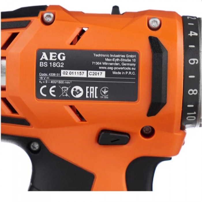 Дрель-шуруповерт с аккумулятором AEG BS 18G2 Li-152C – Шуруповерты