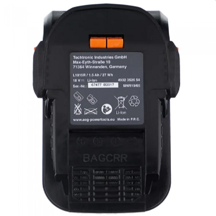 Дрель-шуруповерт с аккумулятором AEG BS 18G2 Li-152C – Шуруповерты