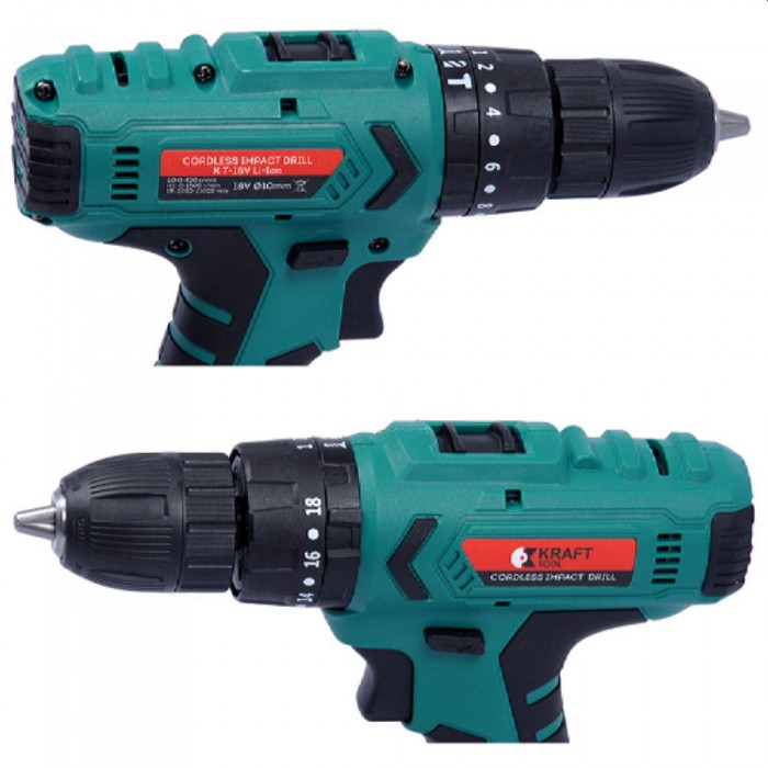 Дрель-шуруповёрт аккумуляторный KraftTool KT18V Li-Ion – Шуруповерты
