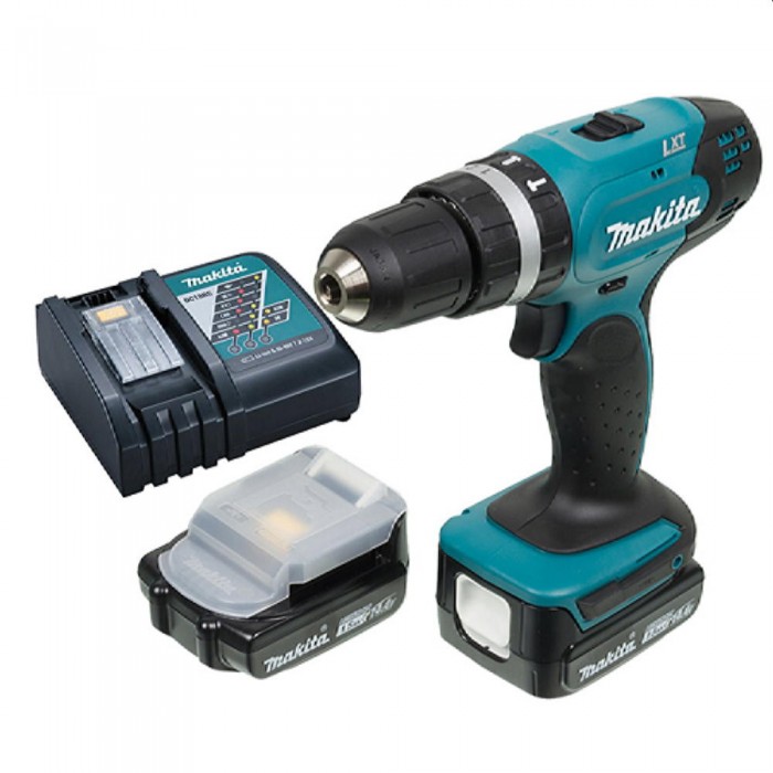Дрель-шуруповерт с аккумулятором и ударом Makita DHP343SYE – Шуруповерты