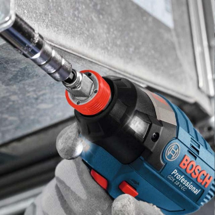Шуруповерт аккумуляторный ударный Bosch GDX 18 V-EC 2-4 Ач PROF – Шуруповерты