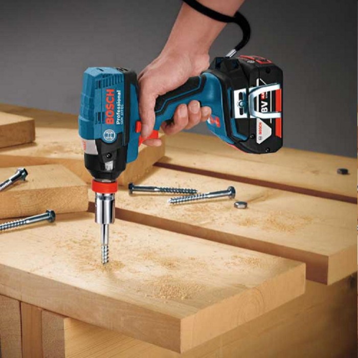 Шуруповерт аккумуляторный ударный Bosch GDX 18 V-EC 2-4 Ач PROF – Шуруповерты