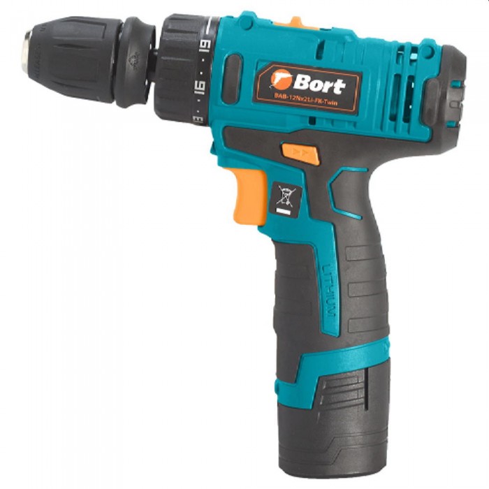 Mașină de găurit/șurubelniță fără fir Bort BAB-12NX2LI-FK-TWIN – Șurubelnițe