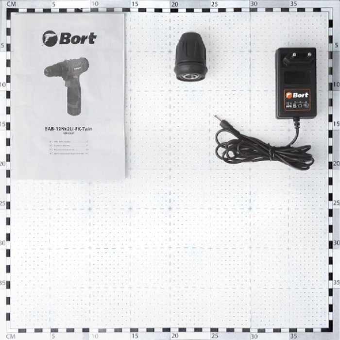 Mașină de găurit/șurubelniță fără fir Bort BAB-12NX2LI-FK-TWIN – Șurubelnițe