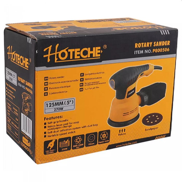 Машина шлифовальная эксцентриковая Hoteche P800506 – Шлифмашины и рубанки