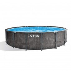 Бассейн с рамой Intex Carcas GreyWood Premium 26742