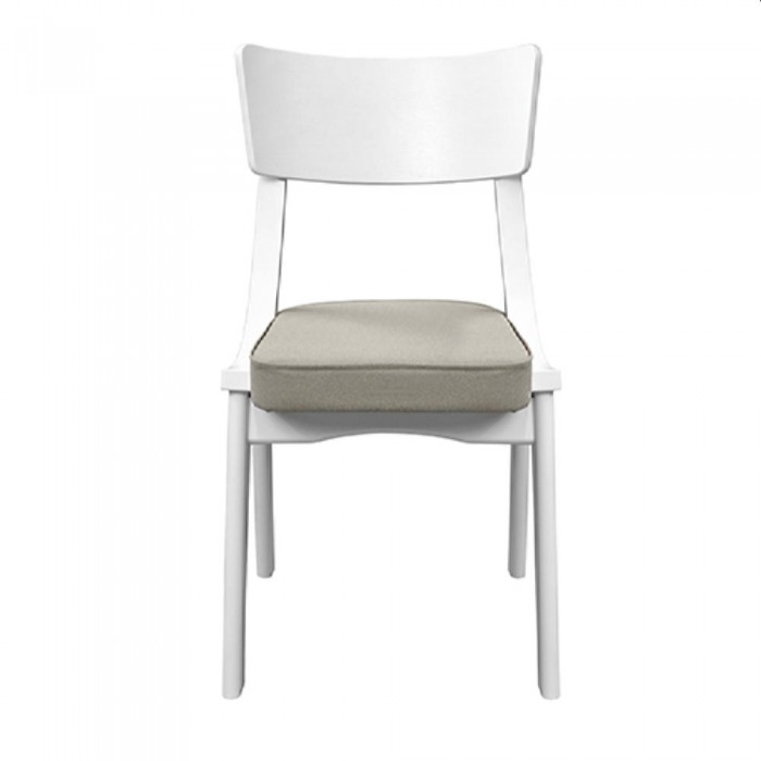 Scaun decorativ Diran Stofa Ambrella 09 cu picioare albe – Scaune