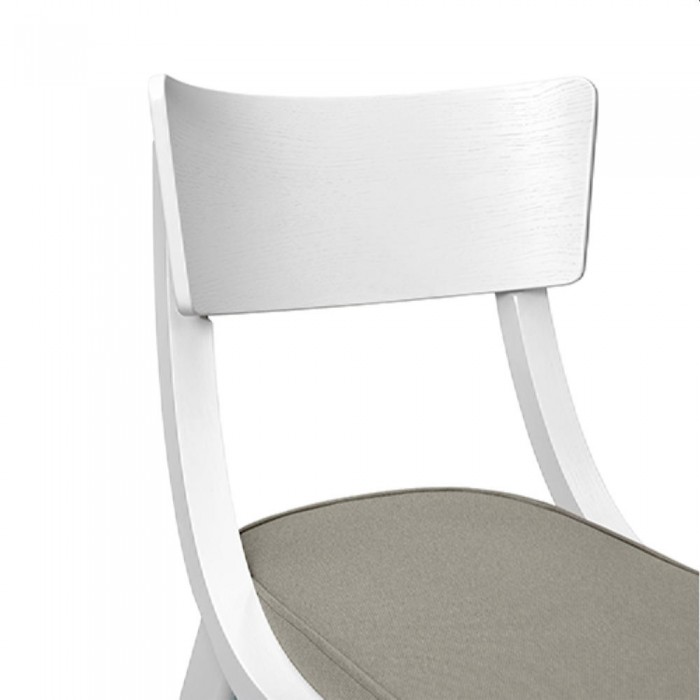 Scaun decorativ Diran Stofa Ambrella 09 cu picioare albe – Scaune