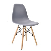Scaun decorativ Eames A-37, gri