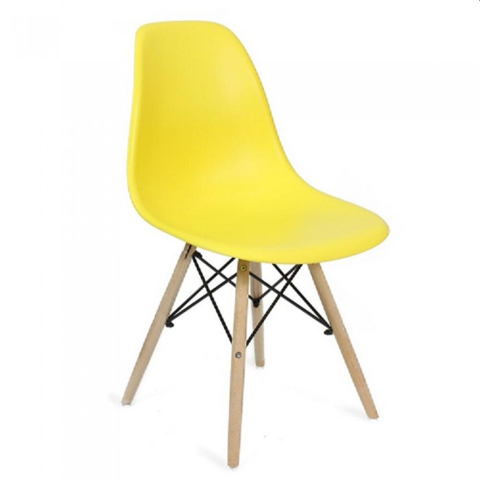 Декоративный стул Eames A-37 желтый – Стулья