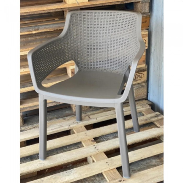 Стул садовый Keter Eva Chair Cappuccino (247232) – Стулья садовые