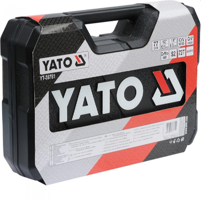Набор торцевых ключей Yato YT38781 – Наборы инструментов- ключи и акскссуары
