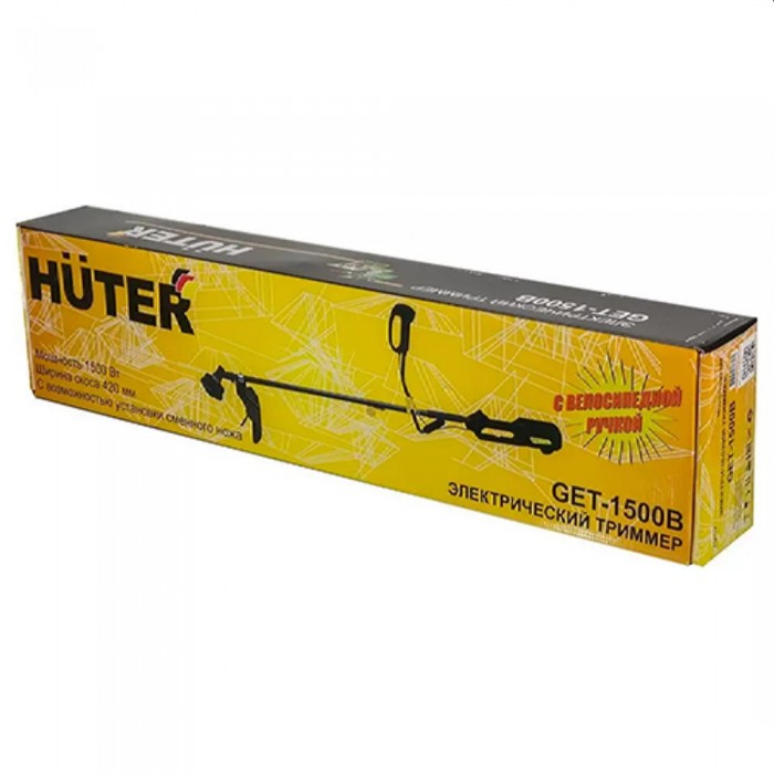 Триммер Huter GET-1500B – Триммеры и газонокосилки