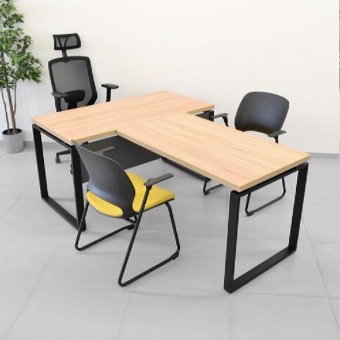 Настольная насадка Deco B-140 Sonoma-Black – Столы офисные