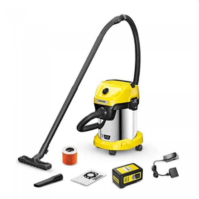 Пылесос промышленный Karcher WD3-18 S V-17-20 Battery Set (1.628-576.0) – Пылесосы и системы пылеудаления