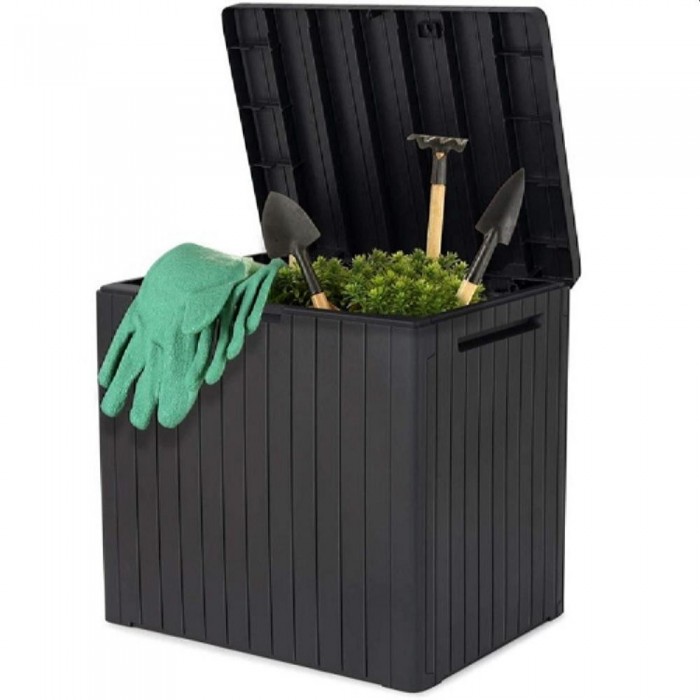 Ящик садовый для хранения Keter City Storage Box 113L Anthracite (246941) – Ящики садовые для хранения