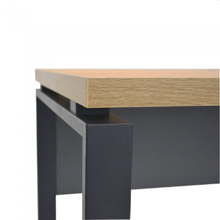 Настольный стол Deco B-140 Urban Sonoma+рамка черный – Столы офисные