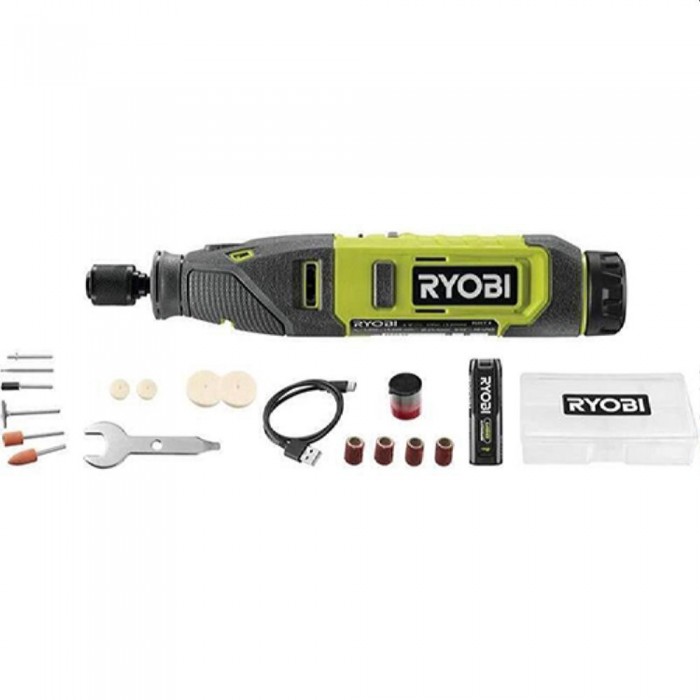 Mașină de gravat cu baterii Ryobi RRT4-120GA15 – Polizoare și rindeloase