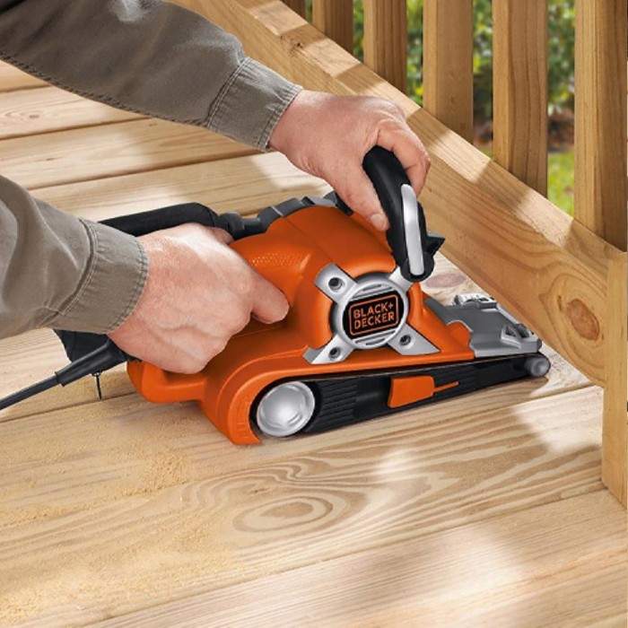 Șlefuitor cu bandă Black+Decker KA88-QS – Polizoare și rindeloase