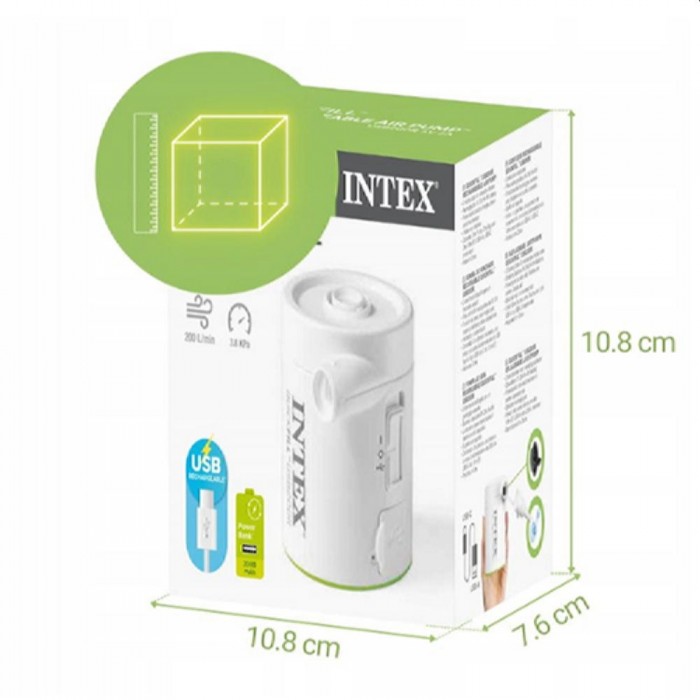 Электрический воздушный насос Intex QuickFill USB200R 66637 – Насосы