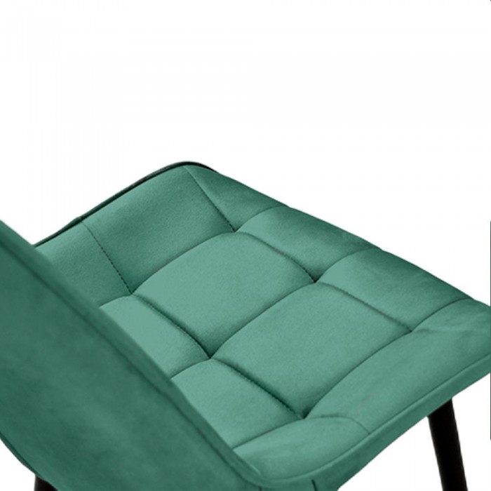 Декоративный стул Hans Velvet Green HLR57+ черные ножки – Стулья
