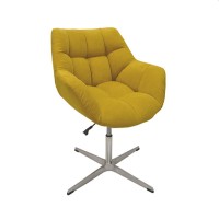 Fotoliu decorativ Vensan Plus Cross Soro 40 galben