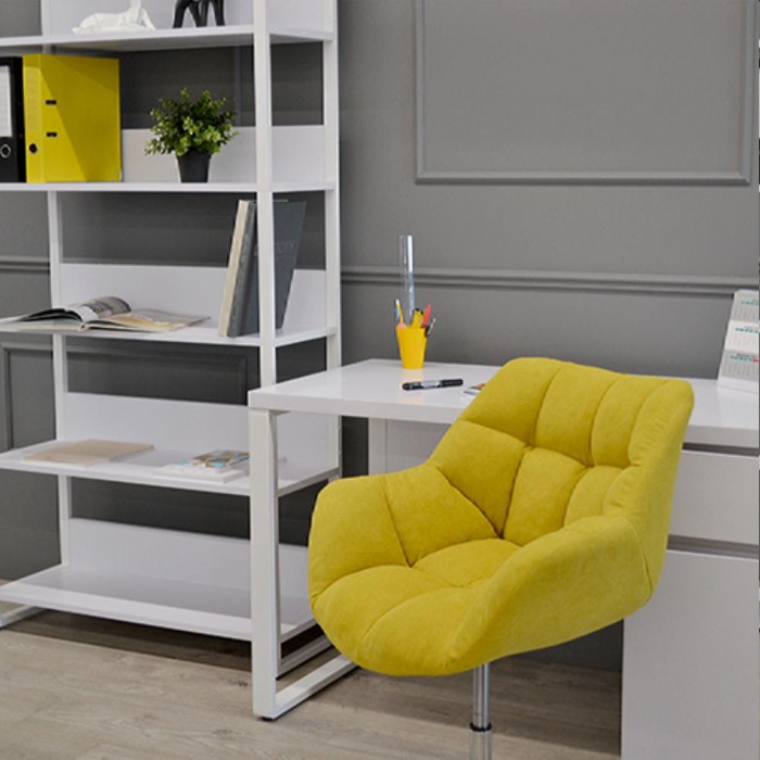 Декоративное кресло Vensan Plus Cross Soro 40 желтое – Стулья