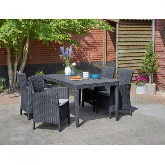 Стул садовый Keter Iowa Graphite-Gray (215526) – Стулья садовые